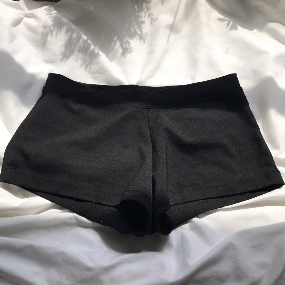 Black dance shorts